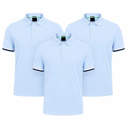 Das Gentleman's Polo-Set — 3er-Pack
