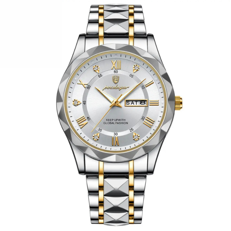 Watch Luminous Steel 40mm Watch - Wasserdicht | Übertragener Stahl