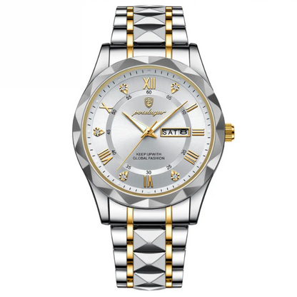 Watch Luminous Steel 40mm Watch - Wasserdicht | Übertragener Stahl