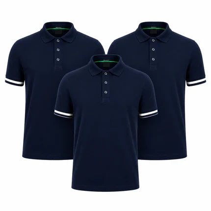 Das Gentleman's Polo-Set — 3er-Pack