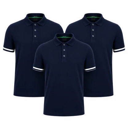Das Gentleman's Polo-Set — 3er-Pack