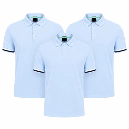 Das Gentleman's Polo-Set — 3er-Pack