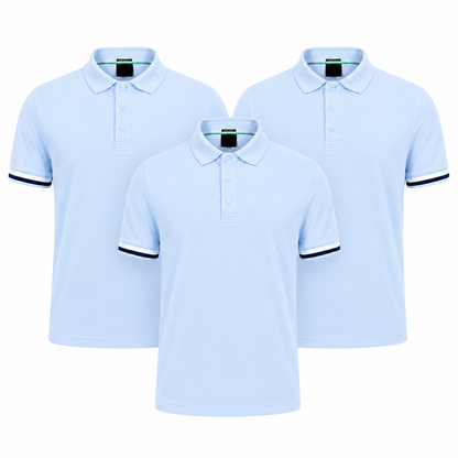 3er-Pack klassische Polos