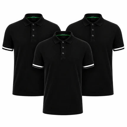 Das Gentleman's Polo-Set — 3er-Pack