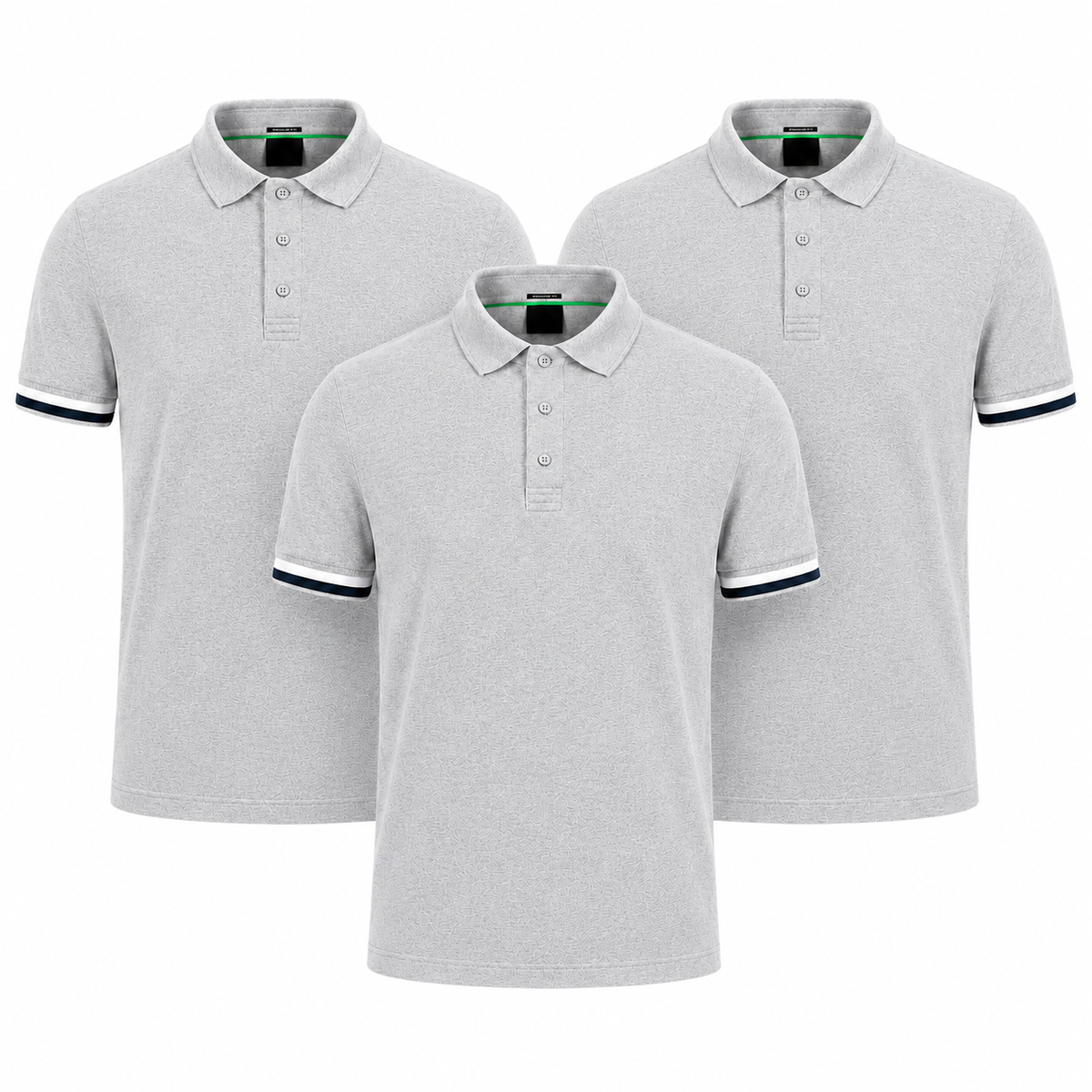 3er-Pack klassische Polos