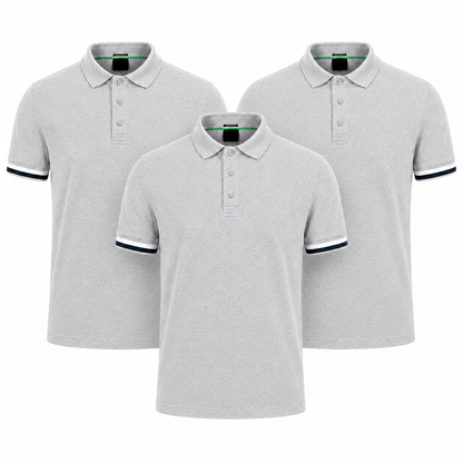 3er-Pack klassische Polos