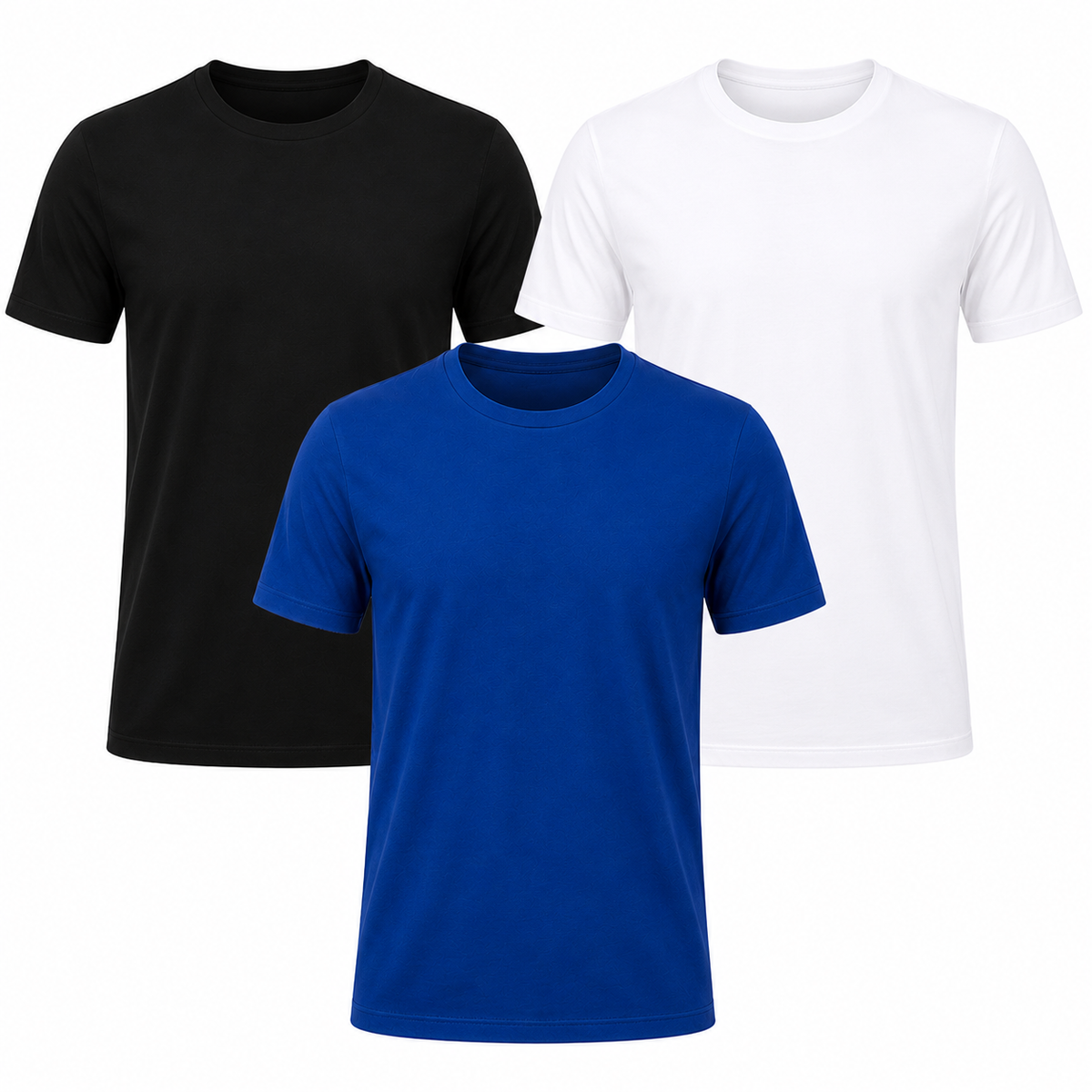 3er-Pack klassische Essential-Shirts