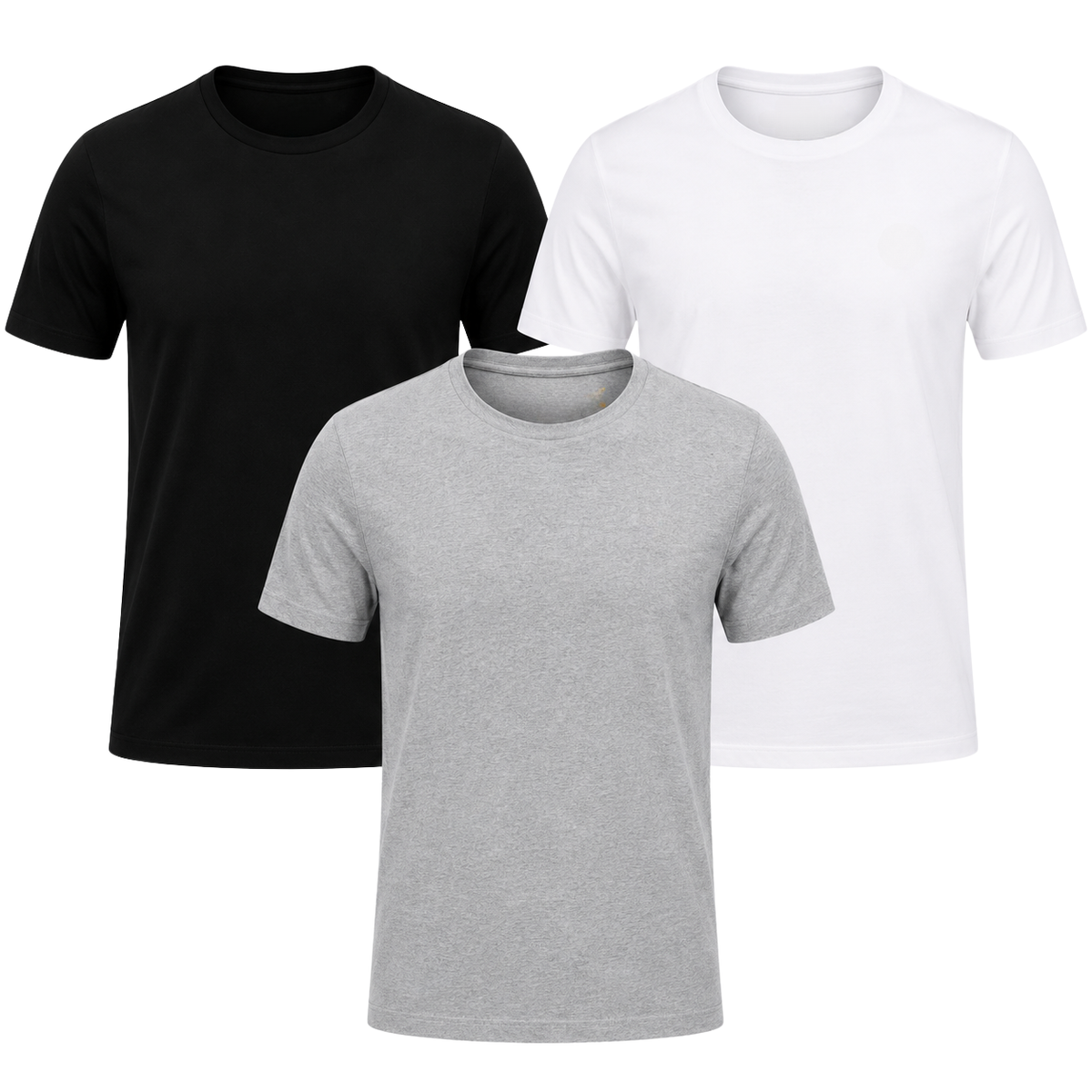 3er-Pack klassische Essential-Shirts