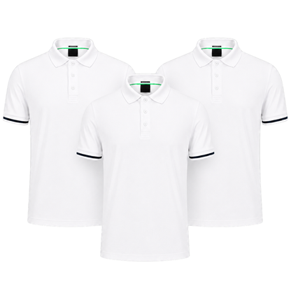3er-Pack klassische Polos