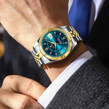 GoldenStar-Uhr – 40 mm Uhr | Wasserabweisend | Edelstahl