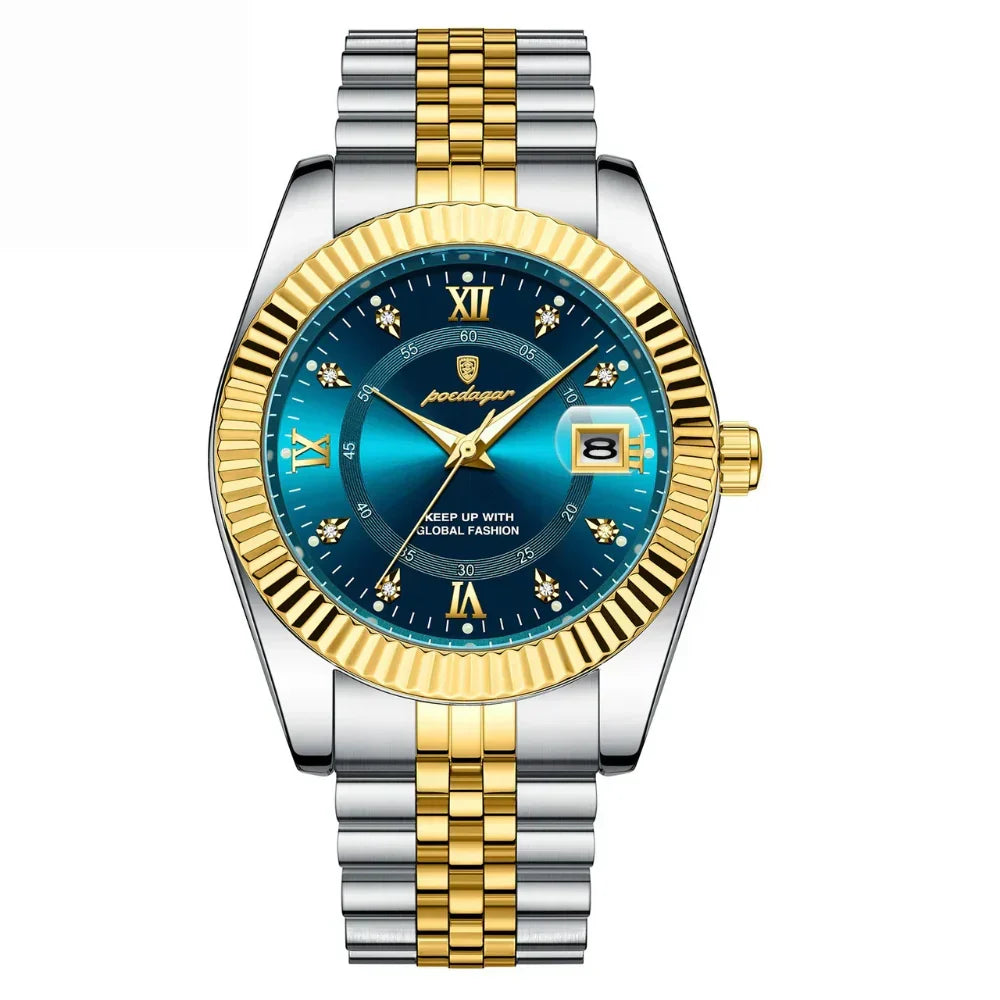 GoldenStar-Uhr – 40 mm Uhr | Wasserabweisend | Edelstahl