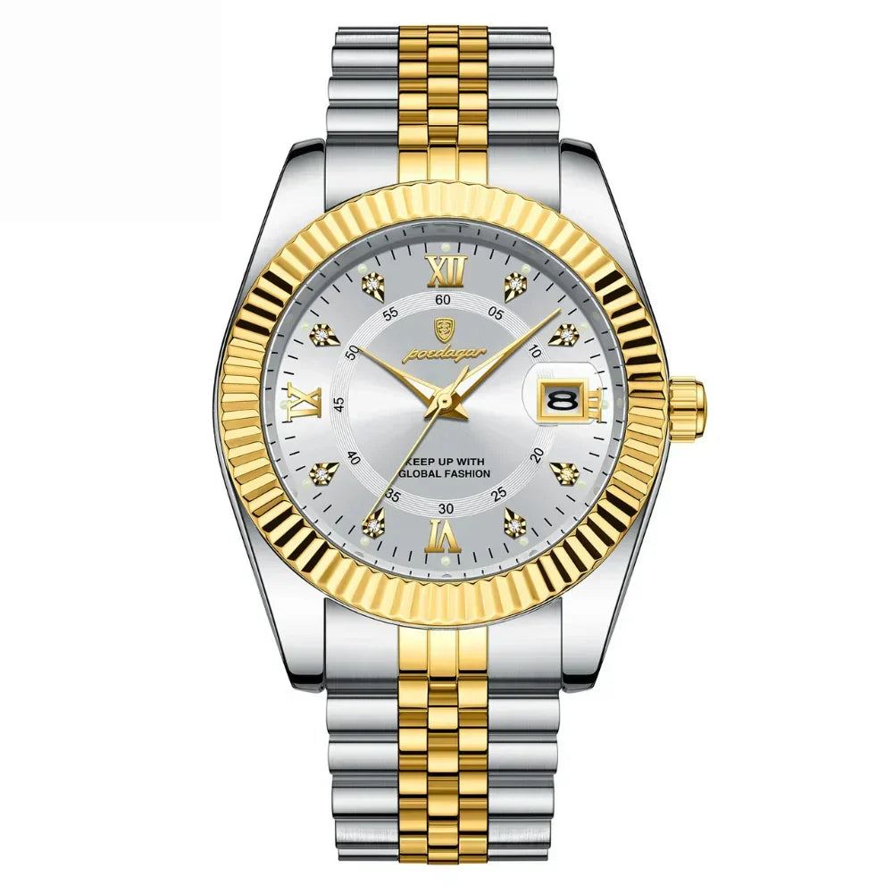 GoldenStar-Uhr – 40 mm Uhr | Wasserabweisend | Edelstahl