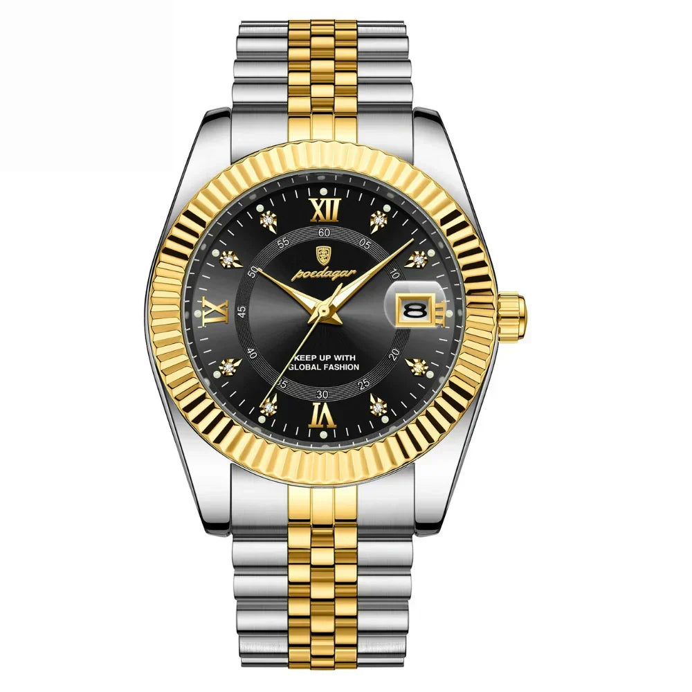 GoldenStar-Uhr – 40 mm Uhr | Wasserabweisend | Edelstahl