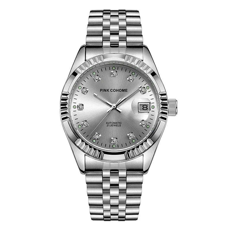 Sehen Sie sich Pink Cohome Automatic an