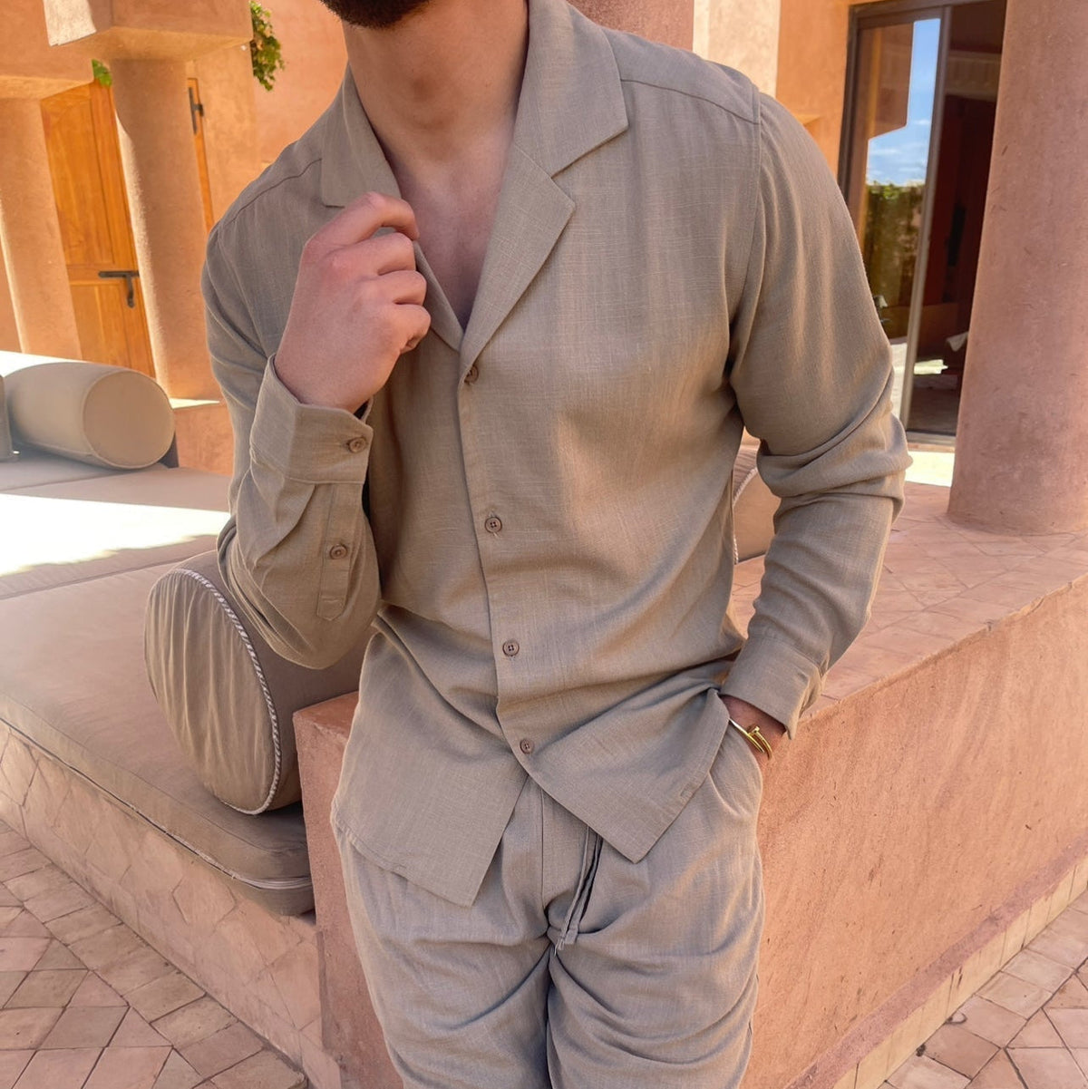 Capri - Signature-Set aus Leinen
