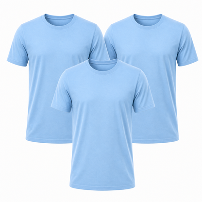 3er-Pack klassische Essential-Shirts