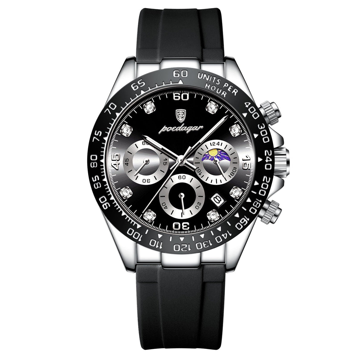 Uhr Chronograph Phase Datum