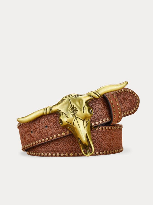 Vintage Western Cowboy PU-Gürtel