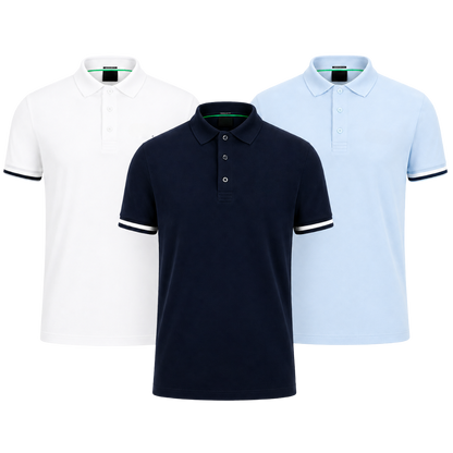 Das Premium Polo-Set – 3er-Pack
