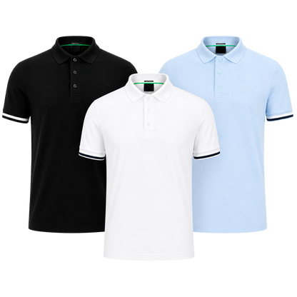 Das Premium Polo-Set – 3er-Pack