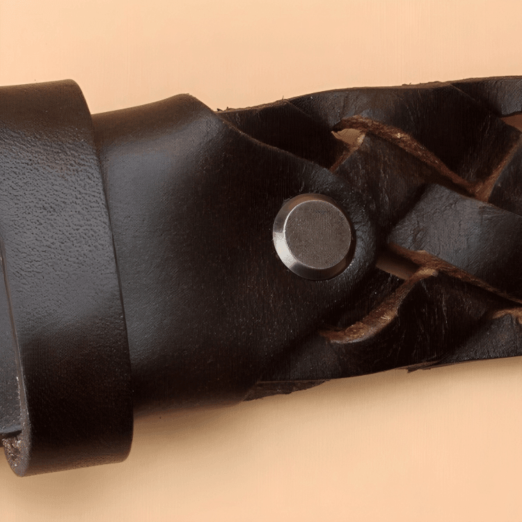 Designer-Flechtgürtel für Herren, Modell Masui