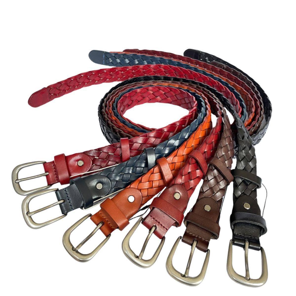 Designer-Flechtgürtel für Herren, Modell Masui