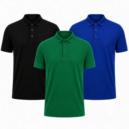 Das Premium Polo-Set – 3er-Pack