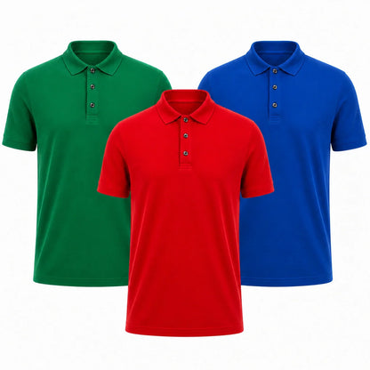 Das Premium Polo-Set – 3er-Pack