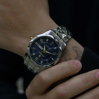 Watch Luminous Steel 40mm Watch - Wasserdicht | Übertragener Stahl