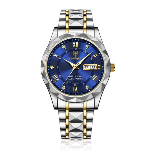 Watch Luminous Steel 40mm Watch - Wasserdicht | Übertragener Stahl