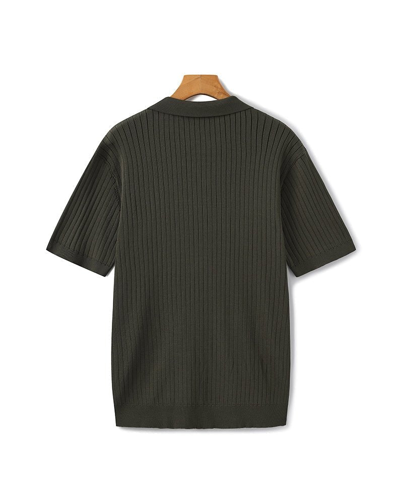 Premium Ribbed Polo - Sanvelier