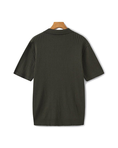 Premium Ribbed Polo - Sanvelier